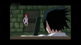 Naruto rhyw: Saske ffycin Karin