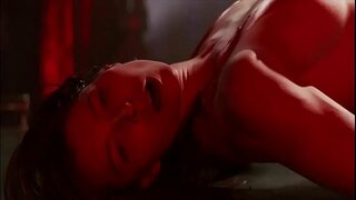 Джессика Кыйнаган, стриптиз Бии һәм обнажается бу Пудрово-голубом