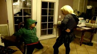 Перебор мячей (в одежде)