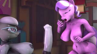 Futa Llwy Arian x Diemwnt Tiaras Facefuck-60FPS