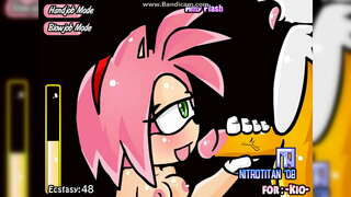 Эми протягивает Тейлзу кулын минет ясый