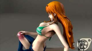 Nami futanari 3D SFM unu peco