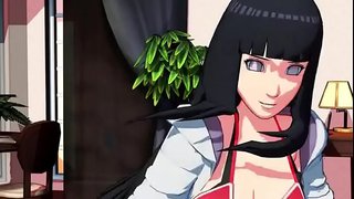 Hinata រាំ MMD ៣D ន្ទី ناروتو