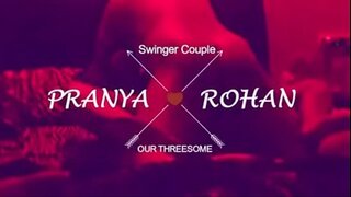 Бузург стоны Desi зани Pranya ҷинсӣ threesome бо дигар зан 