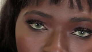 Tsokolate Bunny Dalaga Fucked Malalim Til brown ang Buhok